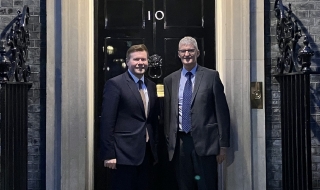 Lattimer at Downing Street