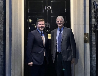 Lattimer at Downing Street