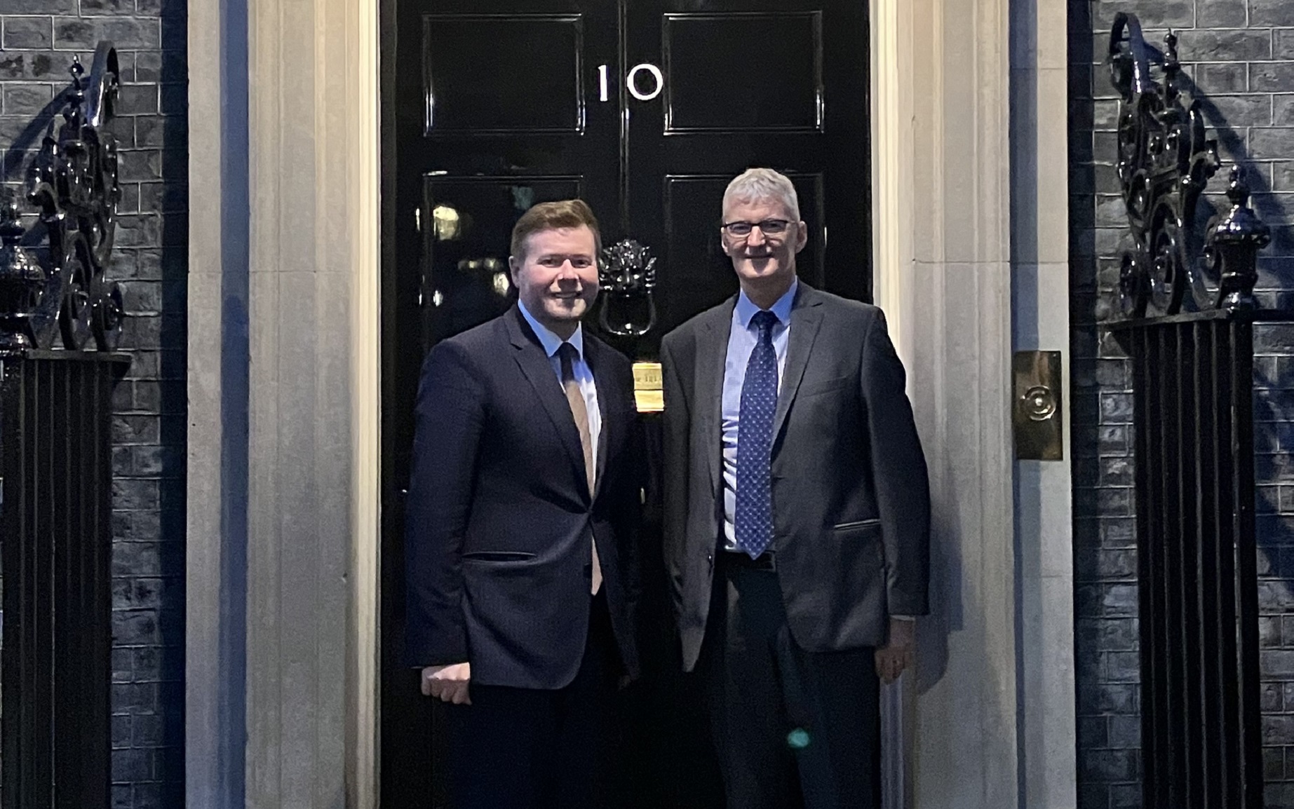 Lattimer at Downing Street