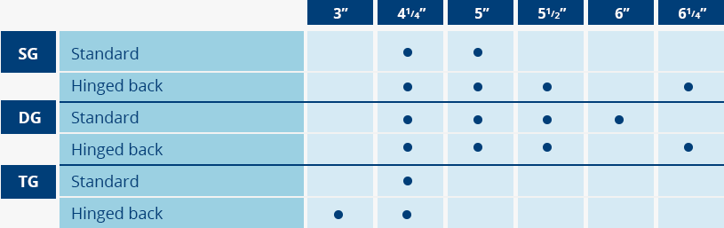 Baffle Arm Conventional Table